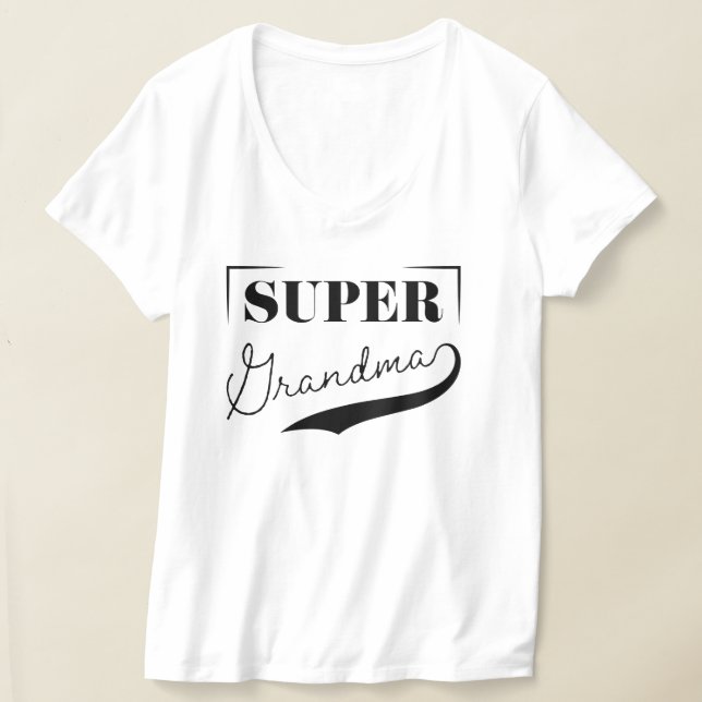 T-shirt Super grand-mère (Poser)