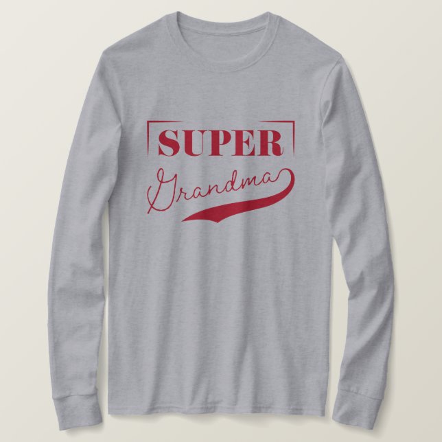 T-shirt Super grand-mère (Design devant)