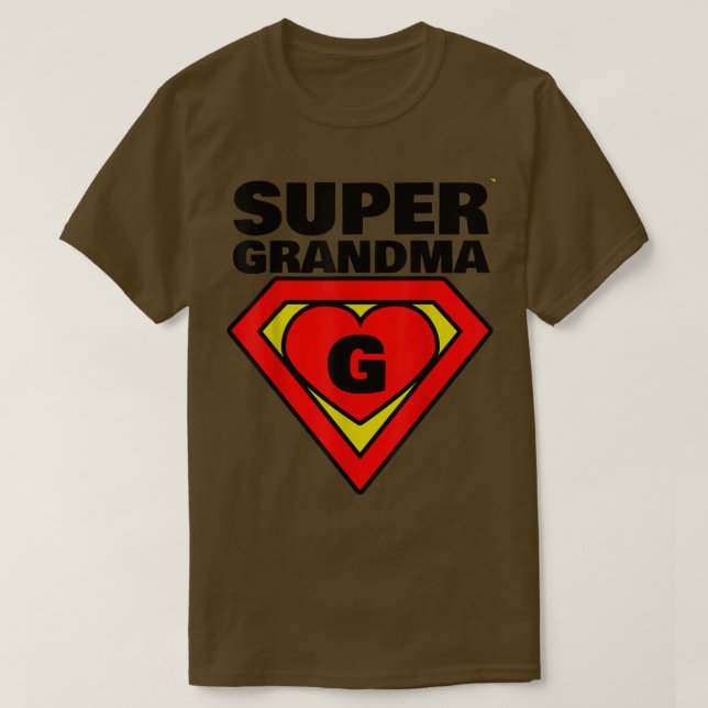 T-shirt Super grand-mère  (Design devant)