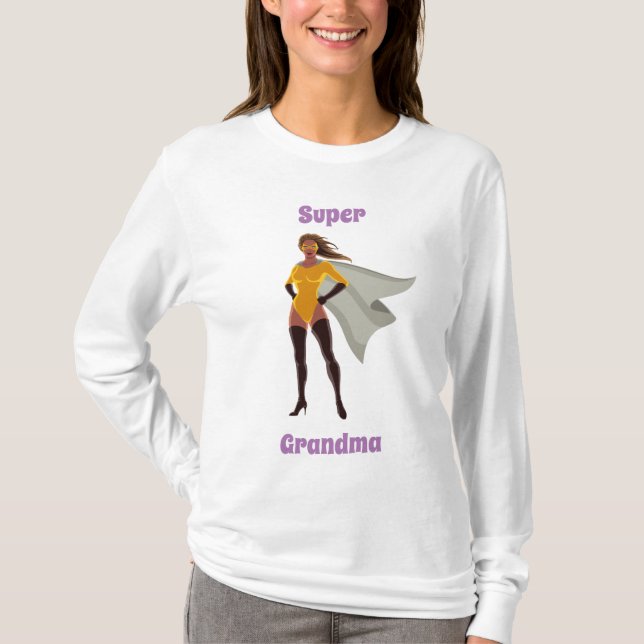 T-shirt Super grand-mère (Devant)