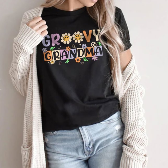 T-shirt super grand-mère, équipe de grand-mère amu (Créateur téléchargé)