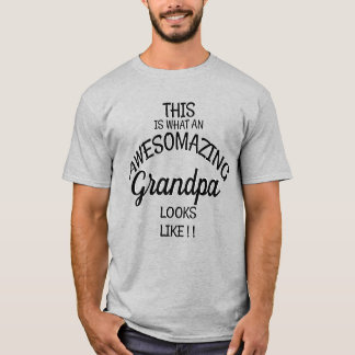 T-shirt Super grand-père Extraordinaire Awesomazing