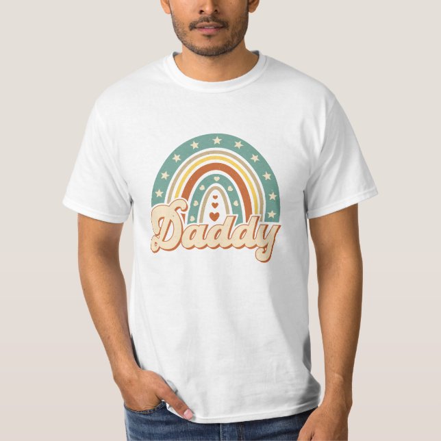 T-shirt Super gras typographie boho arc-en-ciel pastel pap (Devant)