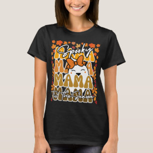 T-shirt Super Halloween Mama Fall mignonne Ghost Funny