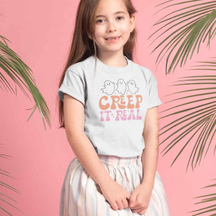 T-shirt Super Halloween Tee Éffrayant Pastel