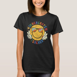 T-shirt Super Happy Face Smile Garten Enseignant Retour