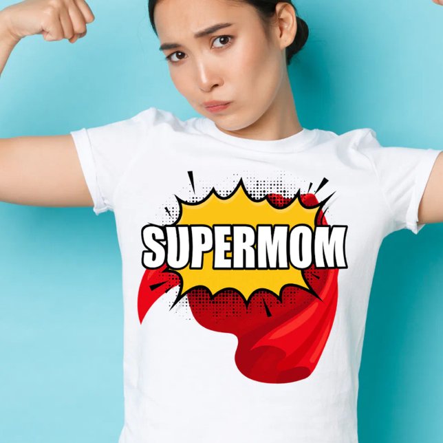 T-shirt Super hero cute mothers day Super mom (Créateur téléchargé)