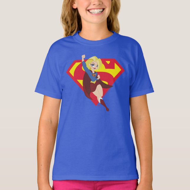T-shirt Super Hero filles Supergirl DC (Devant)