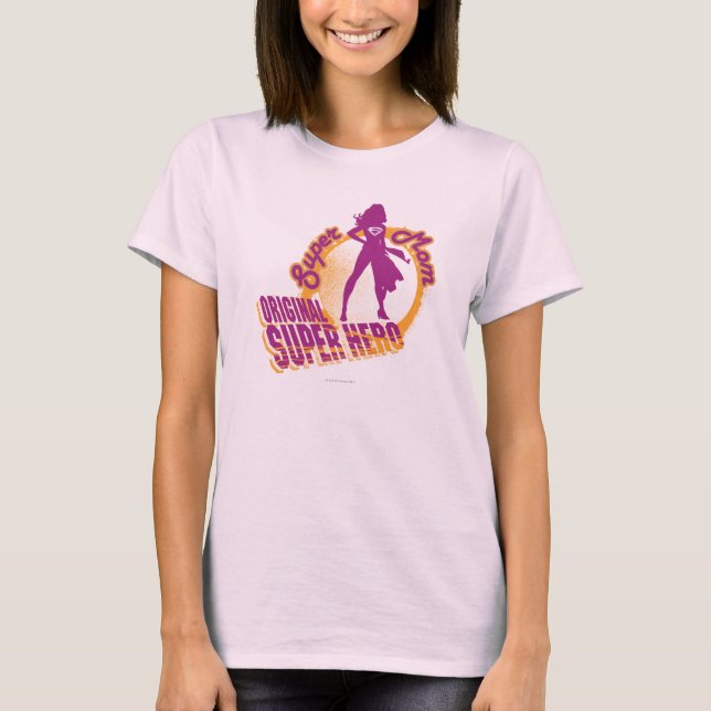 T-shirt Super Hero original Super Maman (Devant)