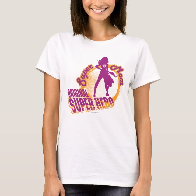 T-shirt Super Hero original Super Maman (Devant)