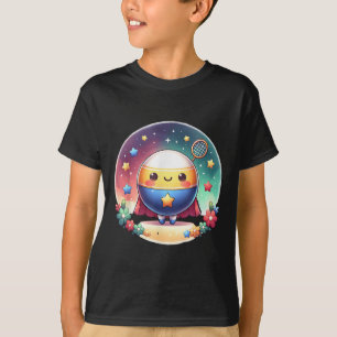 T-shirt Super-héros de badminton Super Héros Badminton