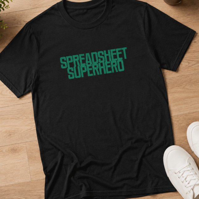 T-shirt Super-héros de feuille de calcul Conception de ges (Créateur téléchargé)