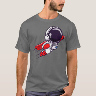 T-shirt Super Héros de l'astronaute mignon