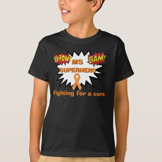 T-shirt Super héros de milliseconde (Devant)