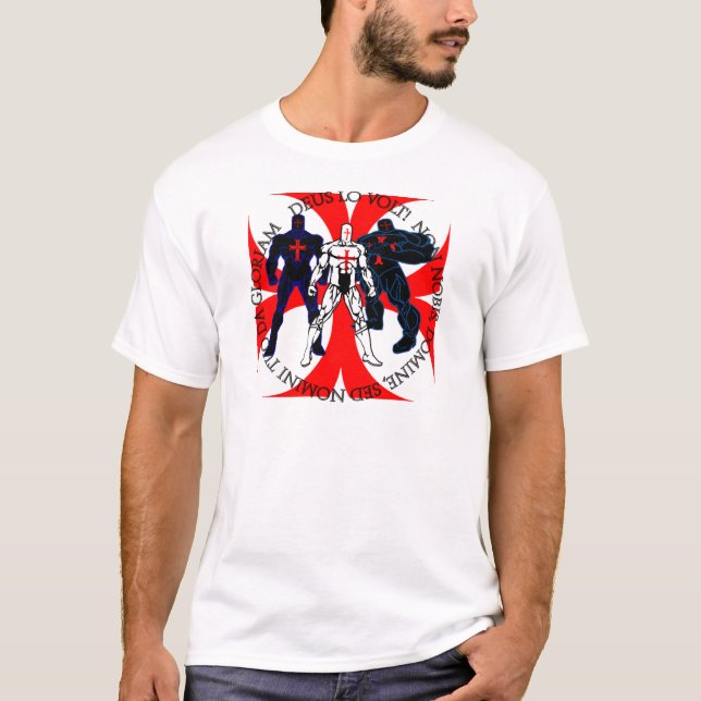 T-shirt Super héros de Templar (Devant)