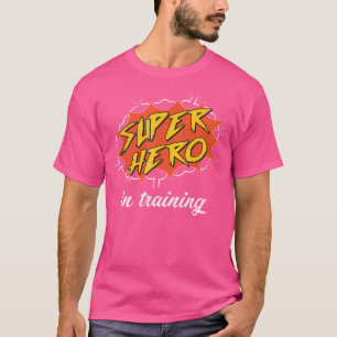 T-shirt Super Héros En Formation Policier Pompier Emt Infi