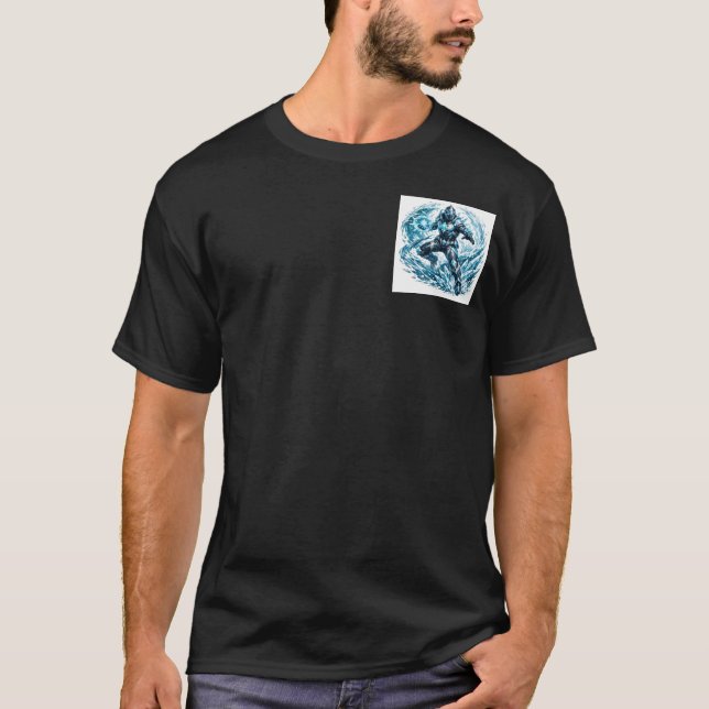 T-Shirt Super-Héros Hydro-Frost : Édition Glace &  (Devant)