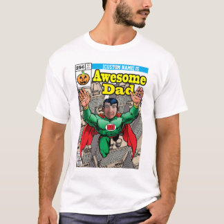 T-shirt Super héros personnalisable de style comique