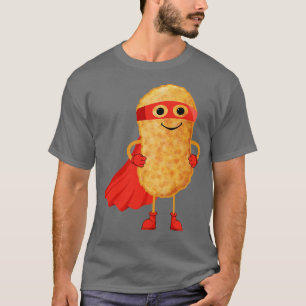 T-shirt Super Héros Poulet Nuggets Drôle Nugget Man Don F