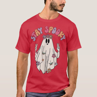 T-shirt Super Hippie Séjour Éffrayant Vibes Retro Floral F