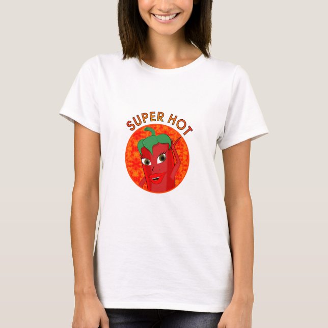 T-shirt Super Hot Pepper Diva (Devant)