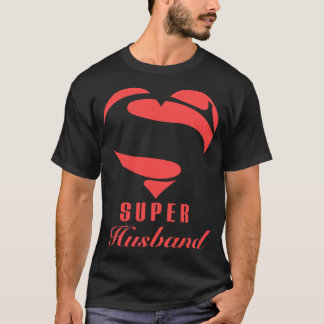 T-shirt Super Husband Superhero Cadeau Famille Coûts de No