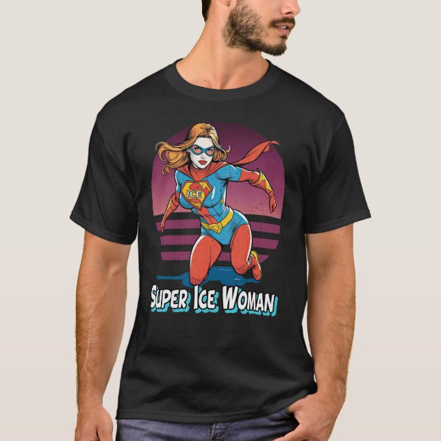 T-SHIRT SUPER ICE WOMAN (Devant)