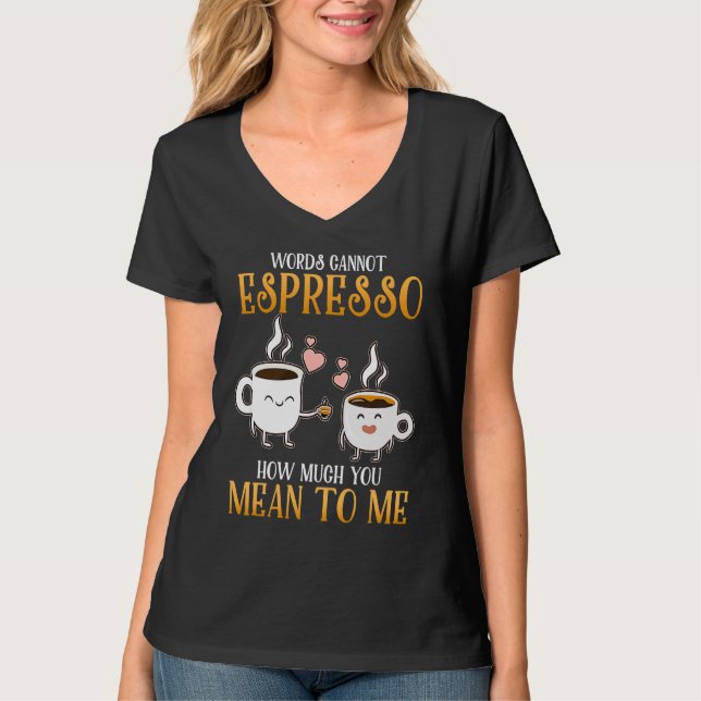 T-shirt Super Java Pun pour les amateurs de café expresso  (Devant)