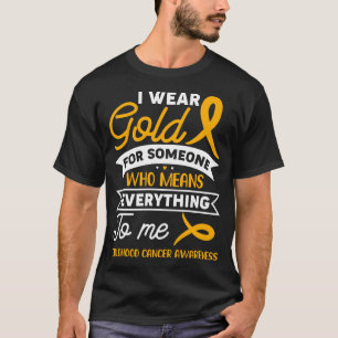 T-shirt Super Je Porte De L'Or Pour La Sensibilisation Au 