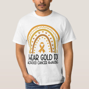 T-shirt Super Je Porte De L'Or Pour La Sensibilisation Au