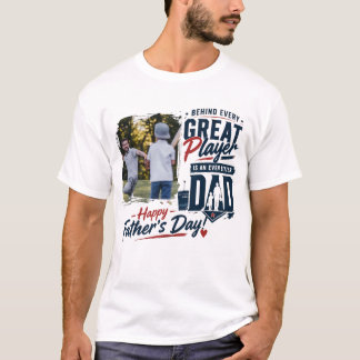 T-shirt Super joueur Papa tendance Création d'image person