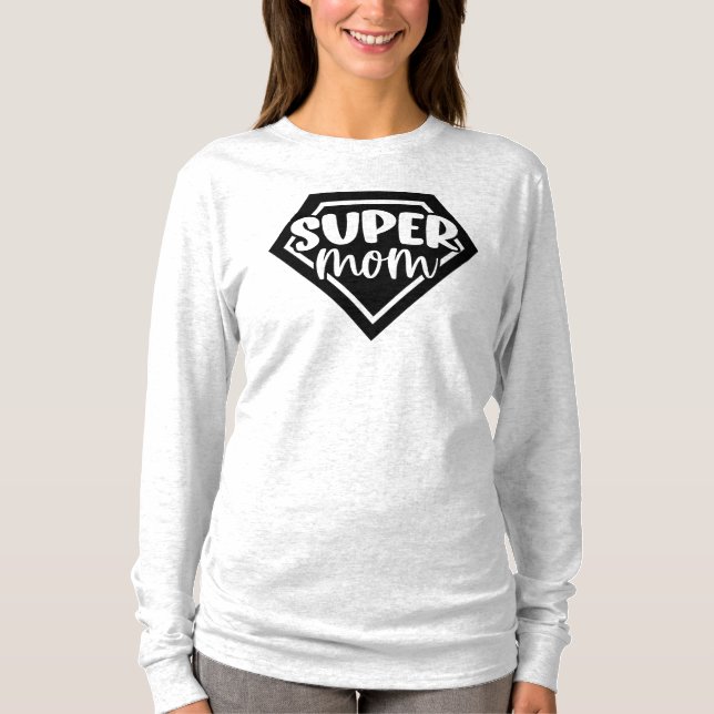 T-shirt Super Maman (Devant)