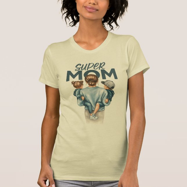 T-shirt Super Maman (Devant)