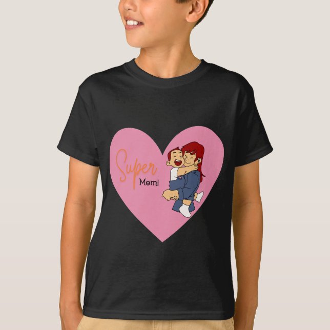 T-shirt Super Maman (Devant)