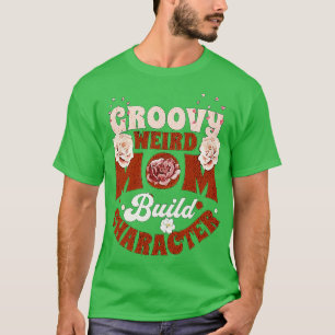 T-shirt super maman bizarre construire caractère 371