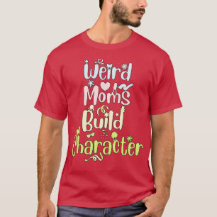T-shirt Super maman bizarre construire le caractère 290