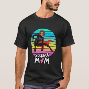 T-shirt Super Maman Funny Superhero Fête des mères maman m