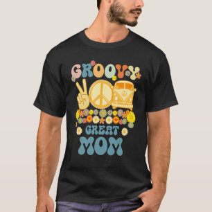 T-shirt Super Maman Rétro Groovy Famille Assortie Baby Sho