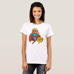 T-shirt Super Maman Volant coloré