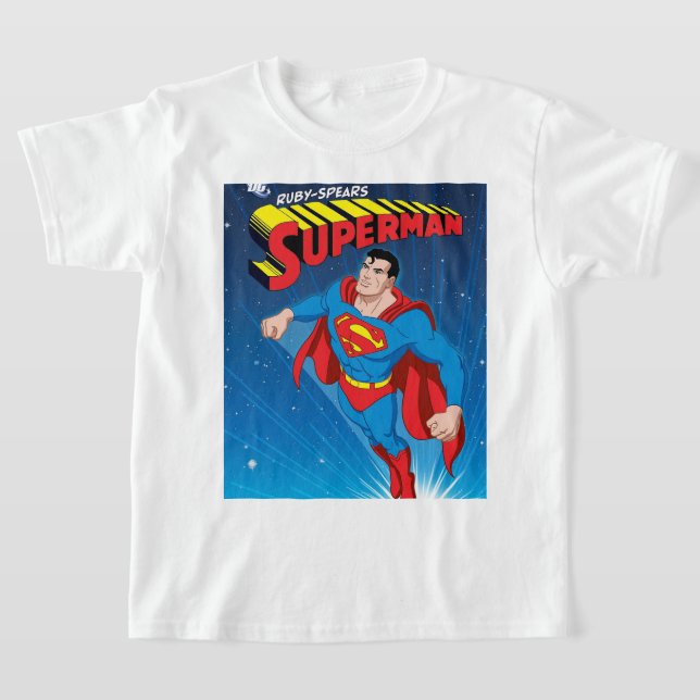 T-Shirt Super Man pour les enfants  (Poser)