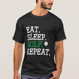 T-shirt Super Mat Sleep Golf Répéter