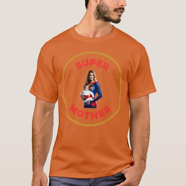 T-shirt Super Mère vintage (Devant)