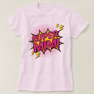 T-shirt Super Mimi Bande Dessinée Super-héros