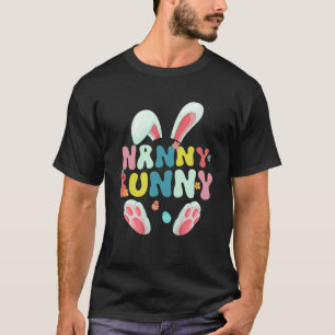 T-shirt Super Nanny Bunny Joyeuse fête des mères de Pâques