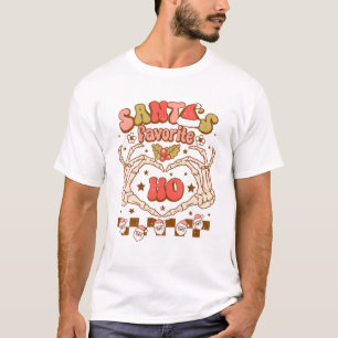 T-shirt Super Noël Père Noël Favori Ho Joyeux Noël Sk
