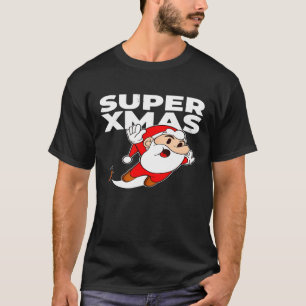 T-shirt Super Noël Santa Claus Gamer Reindeer Gamer Costu