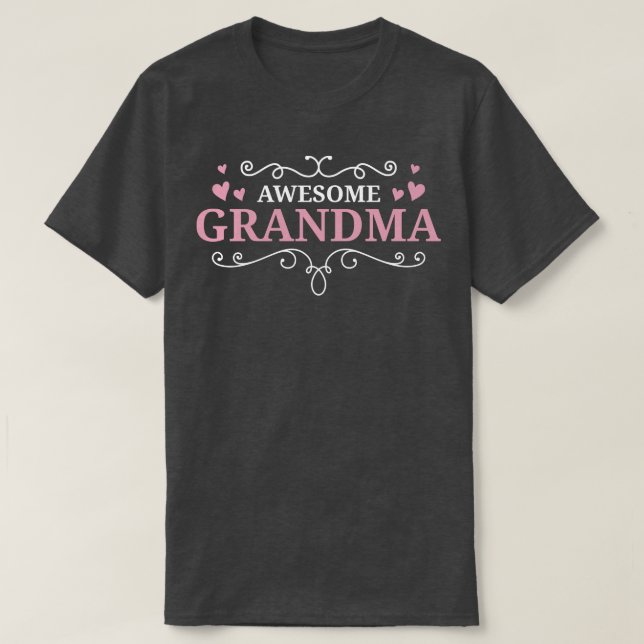 T-shirt Super Nonna Niece Grandson Cadeau Meilleur Grand-M (Design devant)