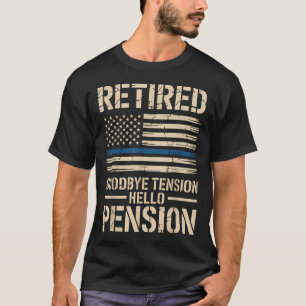 T-shirt Super Officier de Police Retraité Retraité