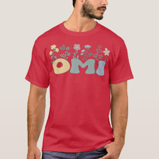 T-shirt Super Omi Grandmère Fleurs Omi Grandma Premium