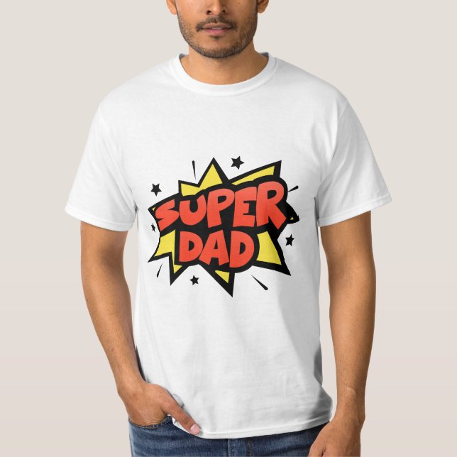 T-shirt Super Papa (Devant)
